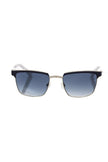 Frankie Morello Sonnenbrille für Herren in Schwarz mit robustem Metallfaser-Gestell und UV400-Schutz