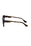 Frankie Morello Herren-Sonnenbrille aus braunem Acetat mit klassischem Havanna-Rahmen und UV-Schutz