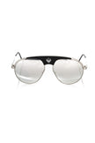 Frankie Morello Multicolor-Metallic-Faser-Sonnenbrille für Herren