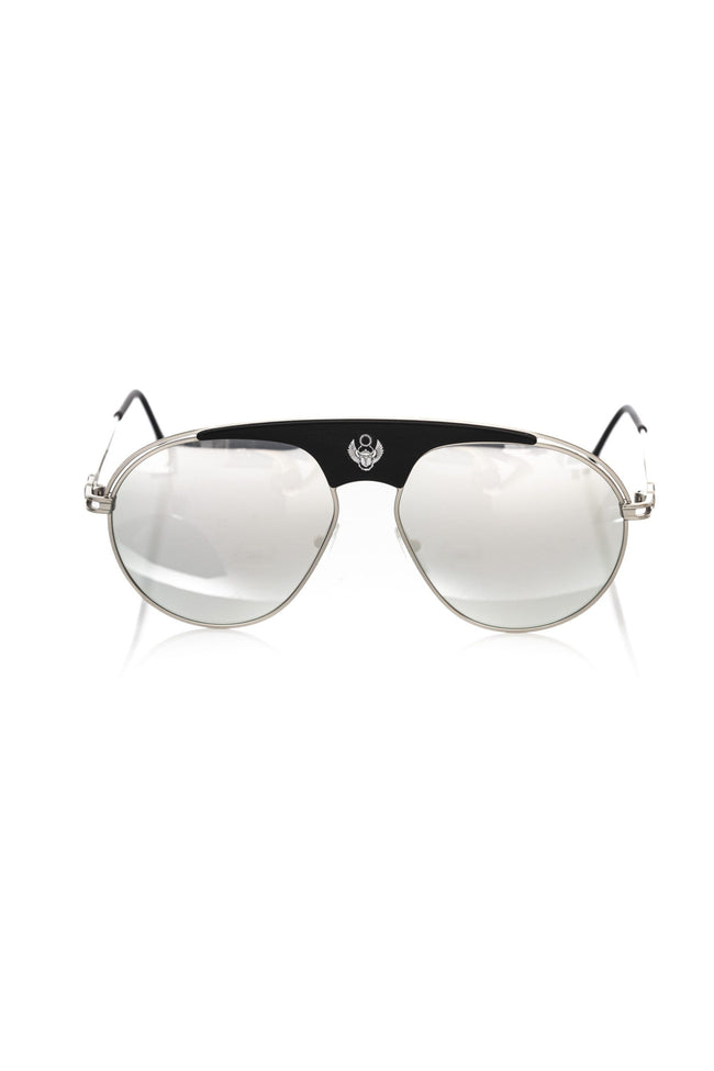 Frankie Morello Multicolor-Metallic-Faser-Sonnenbrille für Herren