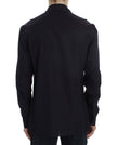 Dolce & Gabbana Lila gestreiftes Pyjama-Lounge-Shirt aus Baumwolle