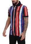 Dolce & Gabbana Mehrfarbiges Baumwoll-Polo-T-Shirt