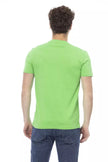 Baldinini Trend Grünes Baumwoll-T-Shirt für Herren