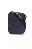 Cerruti 1881 Dunkelblaue Nylon-Crossbody-Tasche für Damen