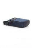 Cerruti 1881 Dunkelblaue Nylon-Crossbody-Tasche für Damen