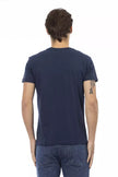 Trussardi Action Blu Baumwoll-T-Shirt für Herren