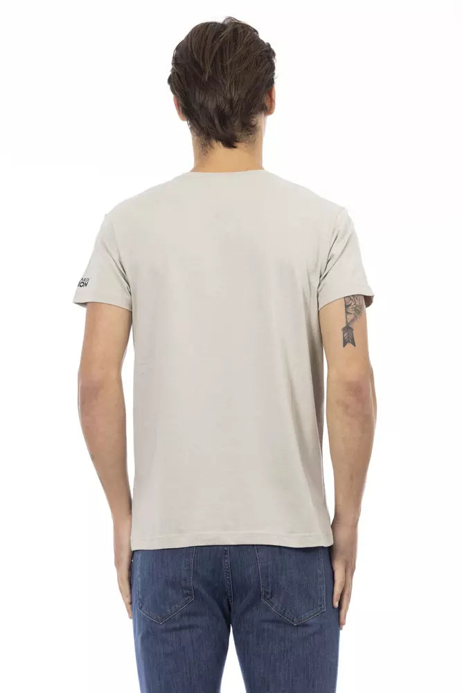 Trussardi Action Beige Baumwoll-T-Shirt für Herren