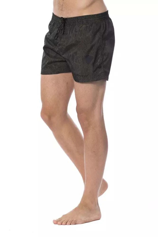 Roberto Cavalli Sport Badebekleidung für Herren aus Polyester im Army-Look