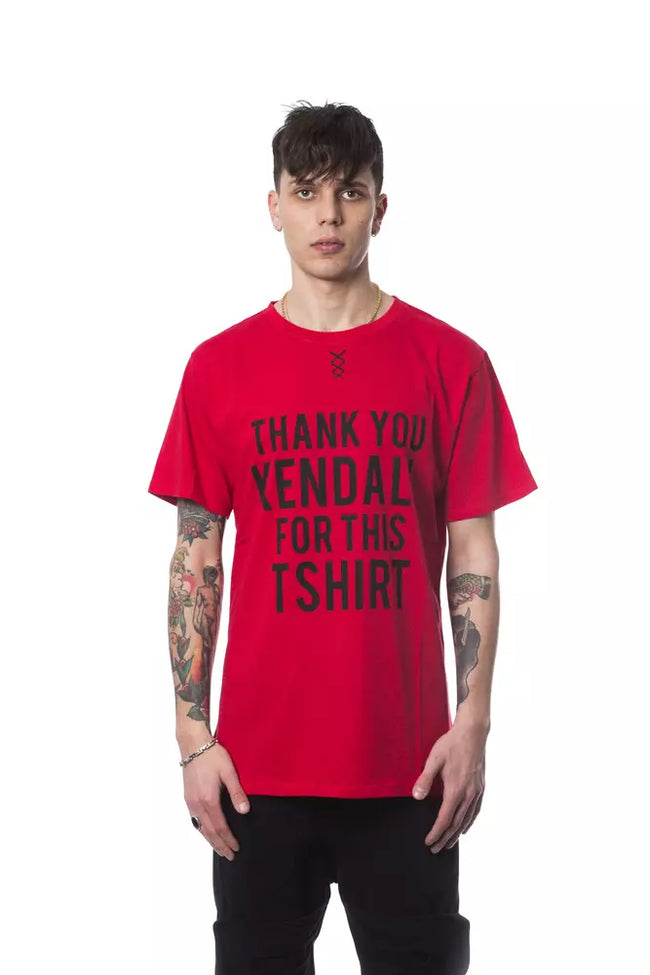 Nicolo Tonetto Rosso Baumwoll-T-Shirt für Herren