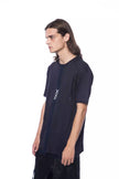 Nicolo Tonetto Blu Baumwoll-T-Shirt für Herren
