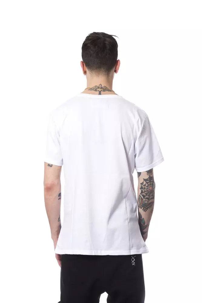 Nicolo Tonetto Weißes Baumwoll-T-Shirt für Herren