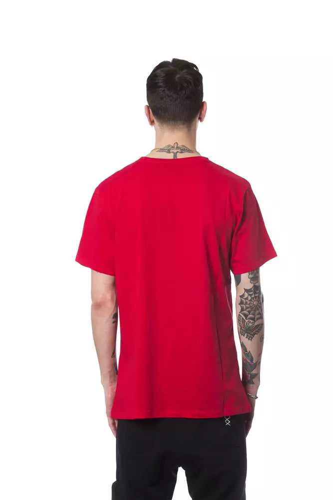 Nicolo Tonetto Rosso Baumwoll-T-Shirt für Herren