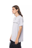 Nicolo Tonetto Graues Baumwoll-T-Shirt für Herren