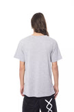 Nicolo Tonetto Graues Baumwoll-T-Shirt für Herren