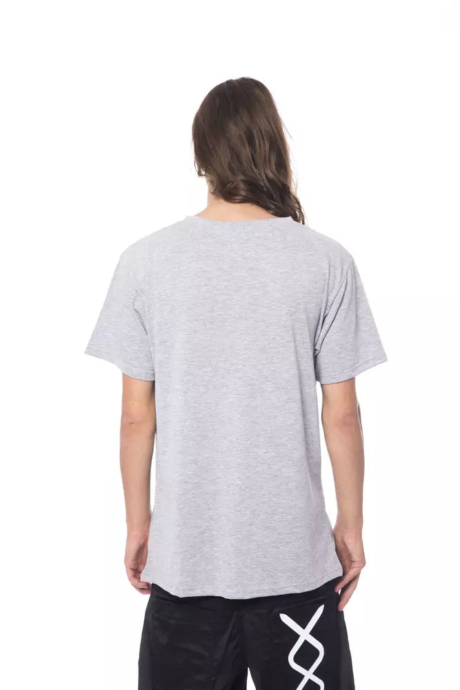 Nicolo Tonetto Graues Baumwoll-T-Shirt für Herren