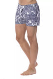 Roberto Cavalli Sport Hellblaue Bikkembergs Herren-Badehose aus Polyester