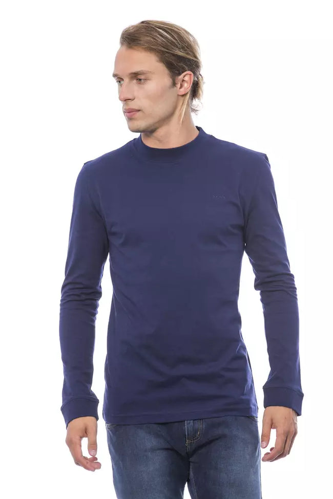 Verri Blauer Baumwollpullover für Herren