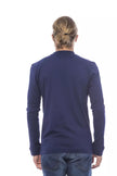 Verri Blauer Baumwollpullover für Herren