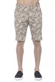 PT Torino Beigefarbene Baumwoll-Bermuda-Shorts für Herren