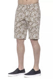 PT Torino Beigefarbene Baumwoll-Bermuda-Shorts für Herren