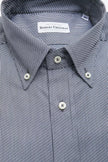 Robert Friedman Herrenhemd aus blauer Baumwolle