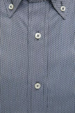 Robert Friedman Herrenhemd aus blauer Baumwolle