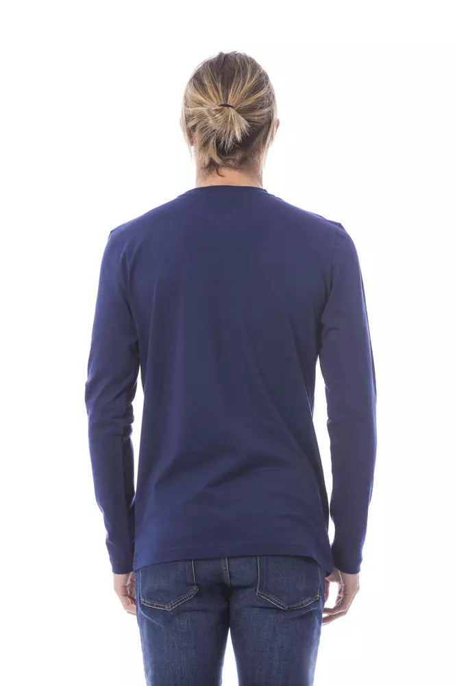 Verri Blu Baumwoll-T-Shirt für Herren