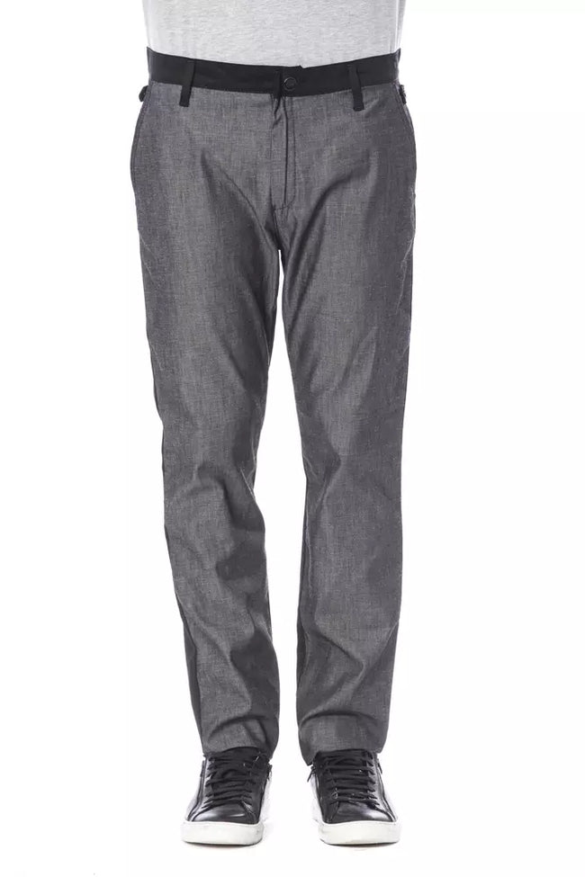 Verri Schwarze Baumwollhose für Herren