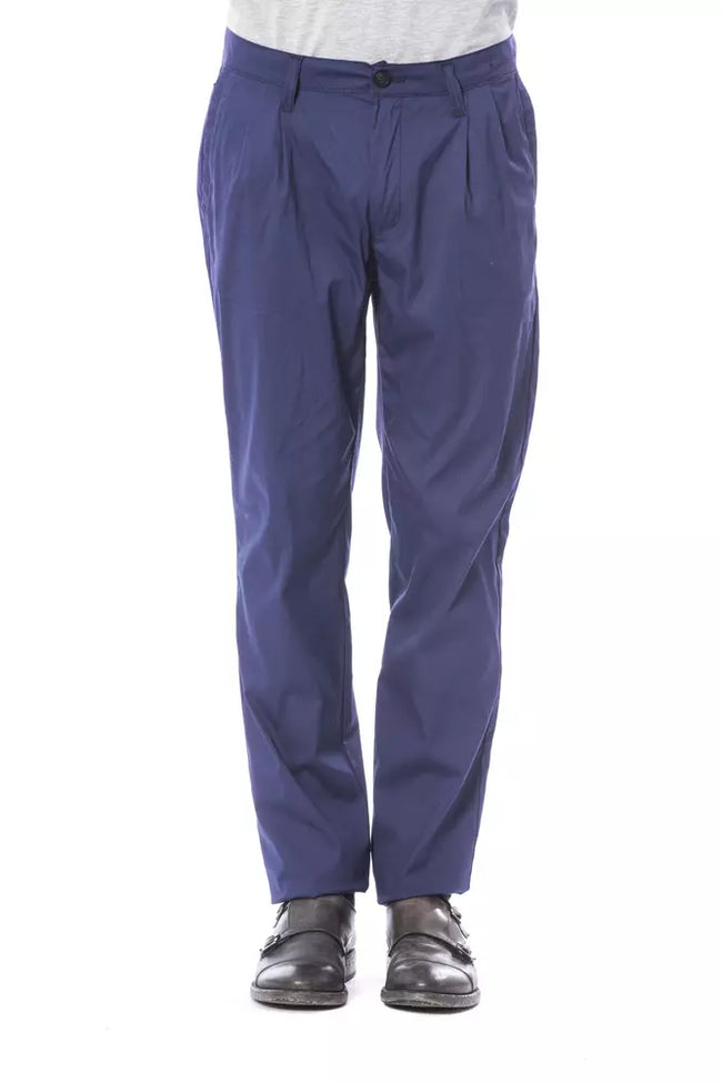 Verri Blaue Baumwoll-Chino für Herren