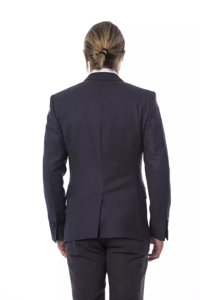 Verri Blauer Woll-Blazer für Männer