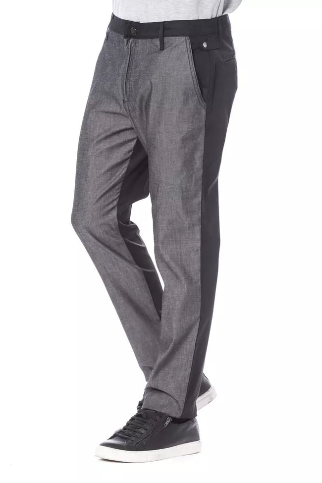 Verri Schwarze Baumwollhose für Herren