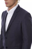 Verri Blauer Woll-Blazer für Männer