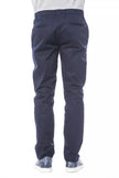 Verri Blaue Polyester Herrenhose