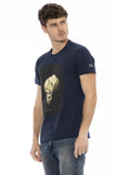 Trussardi Action Blu Baumwoll-T-Shirt für Herren