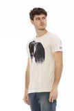 Trussardi Action Beige Baumwoll-T-Shirt für Herren