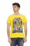 Trussardi Action Herren T-Shirt aus gelber Baumwolle