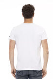 Trussardi Action Weißes Baumwoll-T-Shirt für Herren
