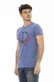Trussardi Action Blu Baumwoll-T-Shirt für Herren