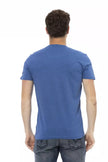 Trussardi Action Blu Baumwoll-T-Shirt für Herren