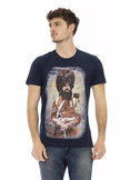 Trussardi Action Blu Baumwoll-T-Shirt für Herren