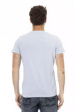Trussardi Action Hellblaues Polyester-T-Shirt