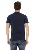 Trussardi Action Blu Baumwoll-T-Shirt für Herren