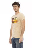 Trussardi Action Beige Baumwoll-T-Shirt für Herren