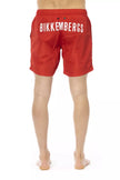 Bikkembergs Rote Badeshorts aus Polyester