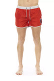 Bikkembergs Rote Badeshorts aus Polyester