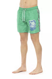 Grüne Bikkembergs Herren-Badehose aus Polyester