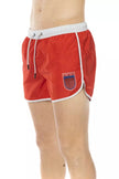 Bikkembergs Rote Badeshorts aus Polyester