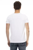Trussardi Action Weißes Herren-T-Shirt aus Baumwolle