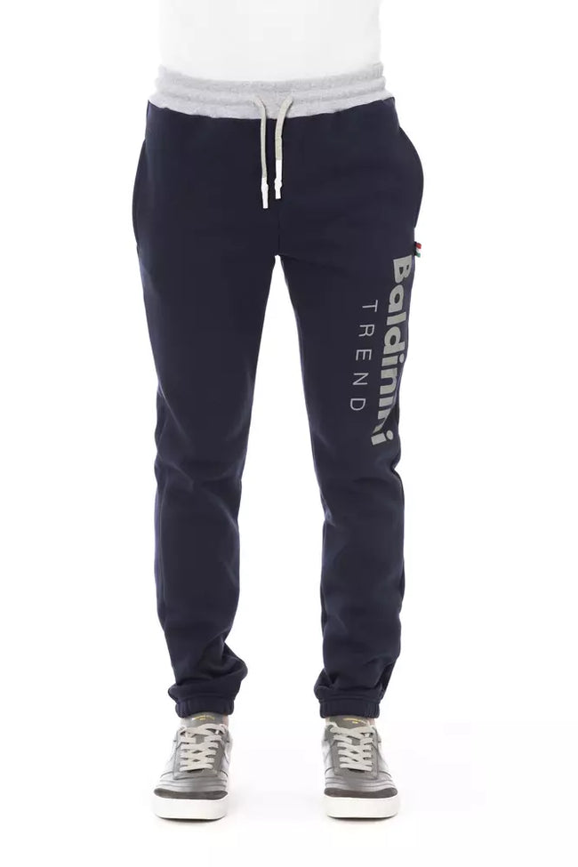 Baldinini Trend Blaue Baumwoll-Sport-Hose für Herren