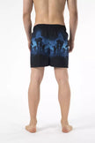 Just Cavalli Schwarze Badeshorts aus Polyester